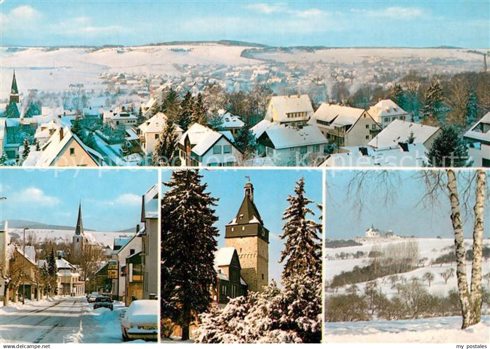 43156765 Camberg Bad Winterlandschaft Kirche Panorama Bad Camberg