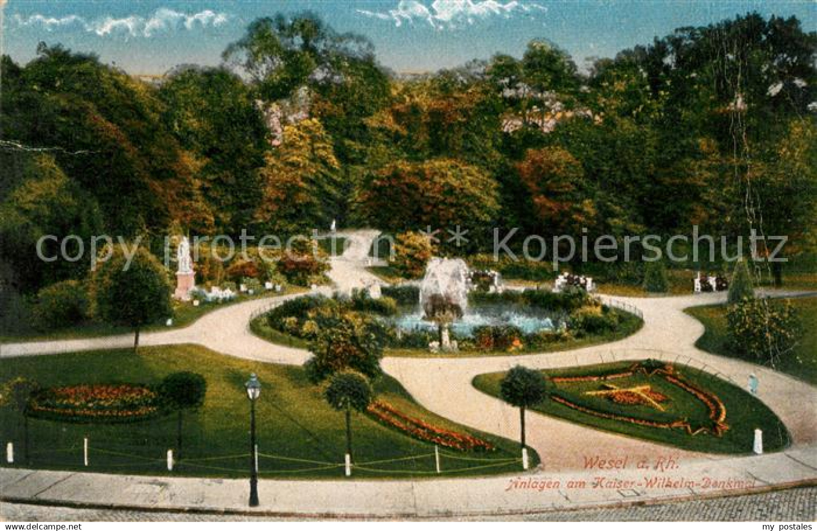 43173058 Wesel Rhein Anlagen am Kaiser Wilhelm Denkmal Wesel