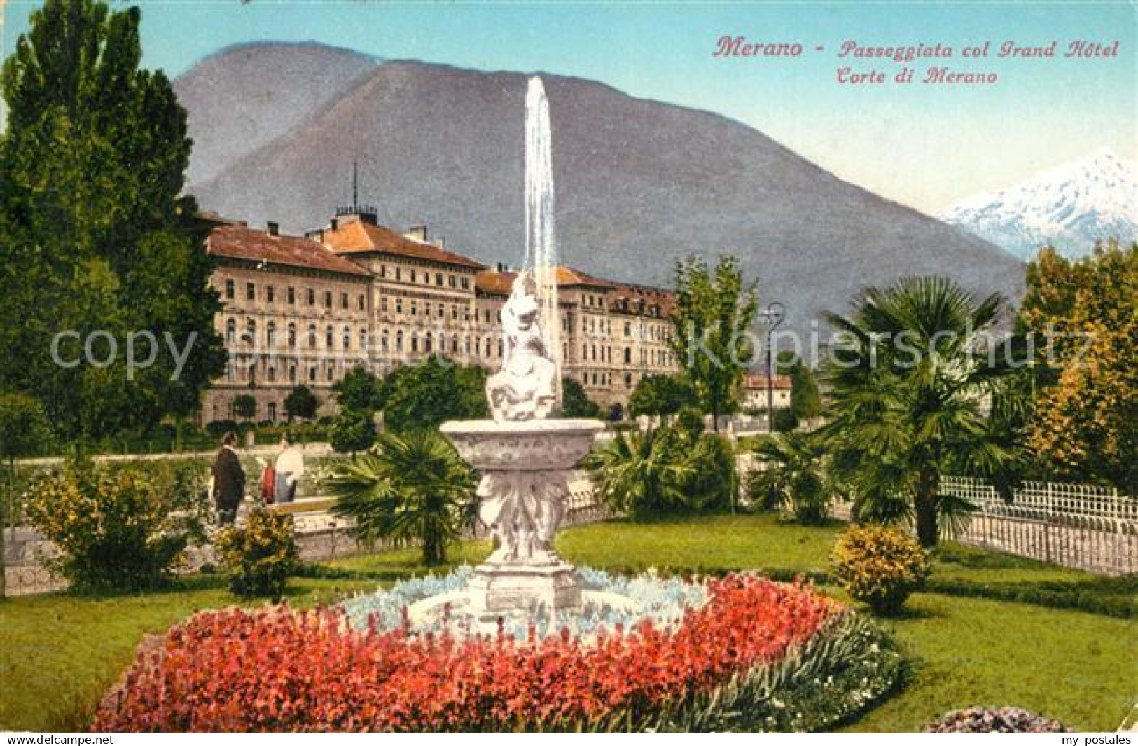 43203787 Merano Suedtirol Passeggiata col Grand Hotel Corte di Merano Merano Sue