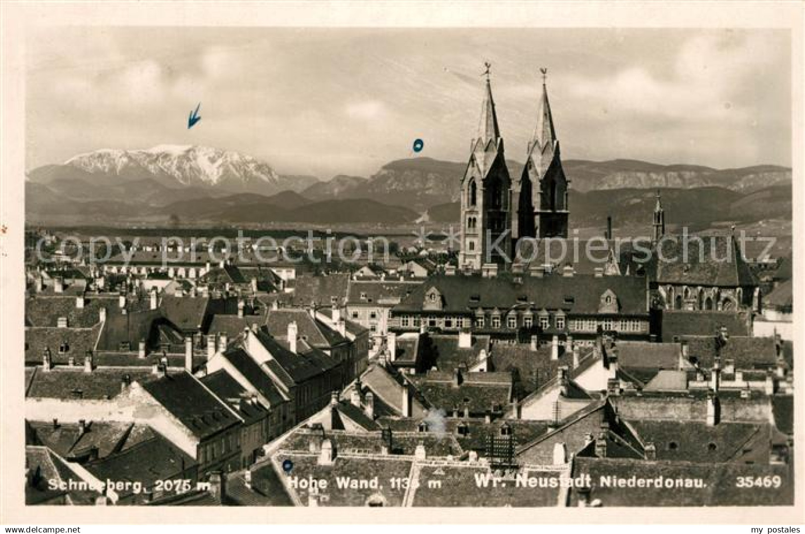 43216930 Wiener Neustadt Schneeberg Hohe Wand Kirche Wiener Neustadt