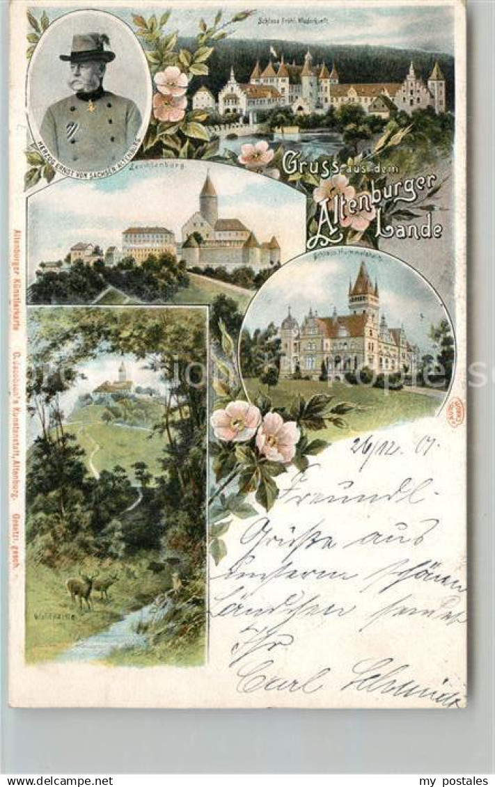 43287082 Altenburg Thueringen Herzog Ernst von Sachsen Altenburg Schloss Leuchte