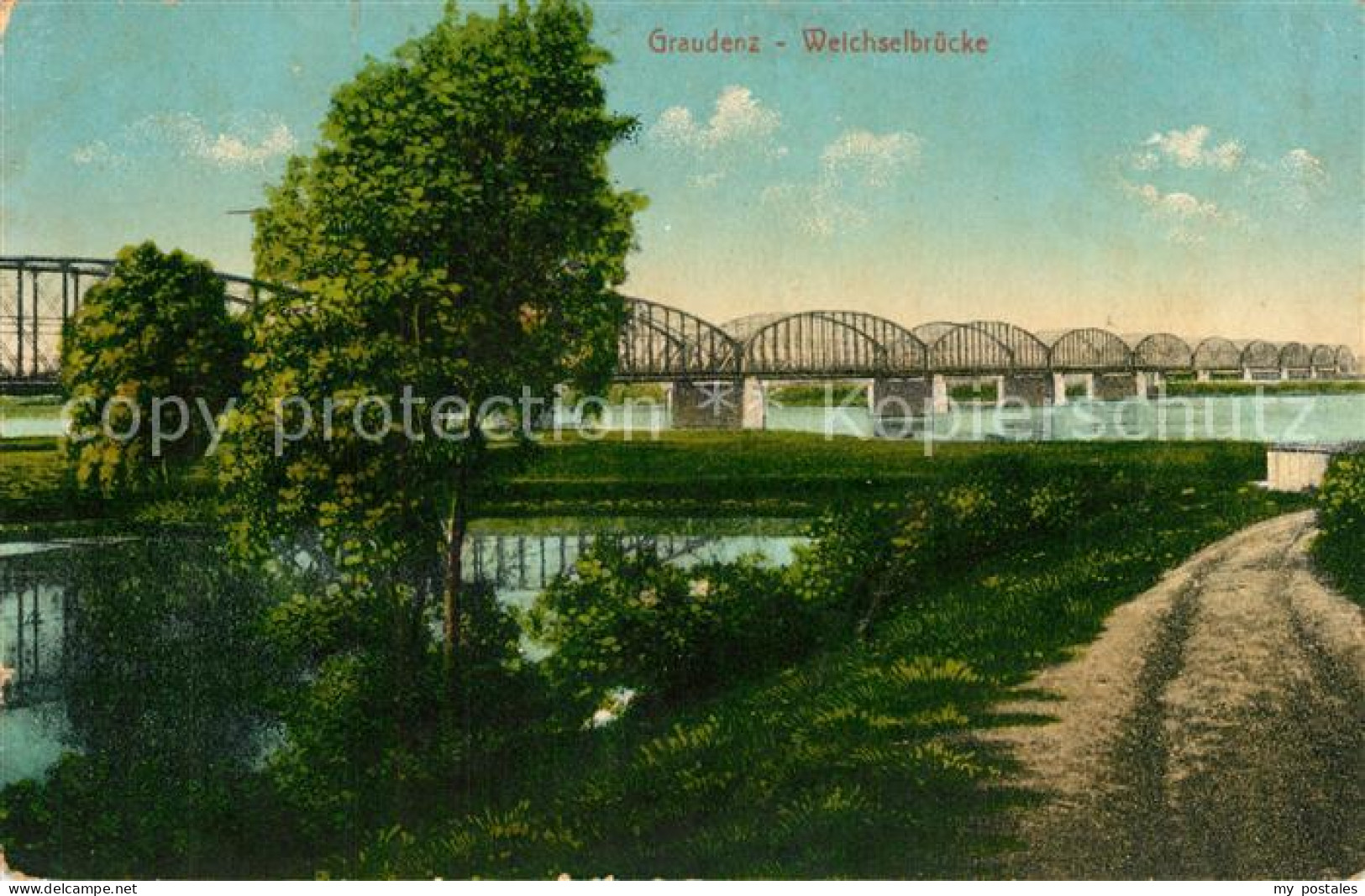 43318773 Graudenz Westpreussen Weichselbruecke Graudenz Westpreussen