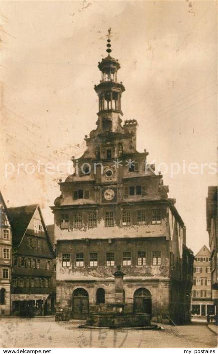 43344335 Esslingen Neckar Rathaus Brunnen Esslingen Neckar