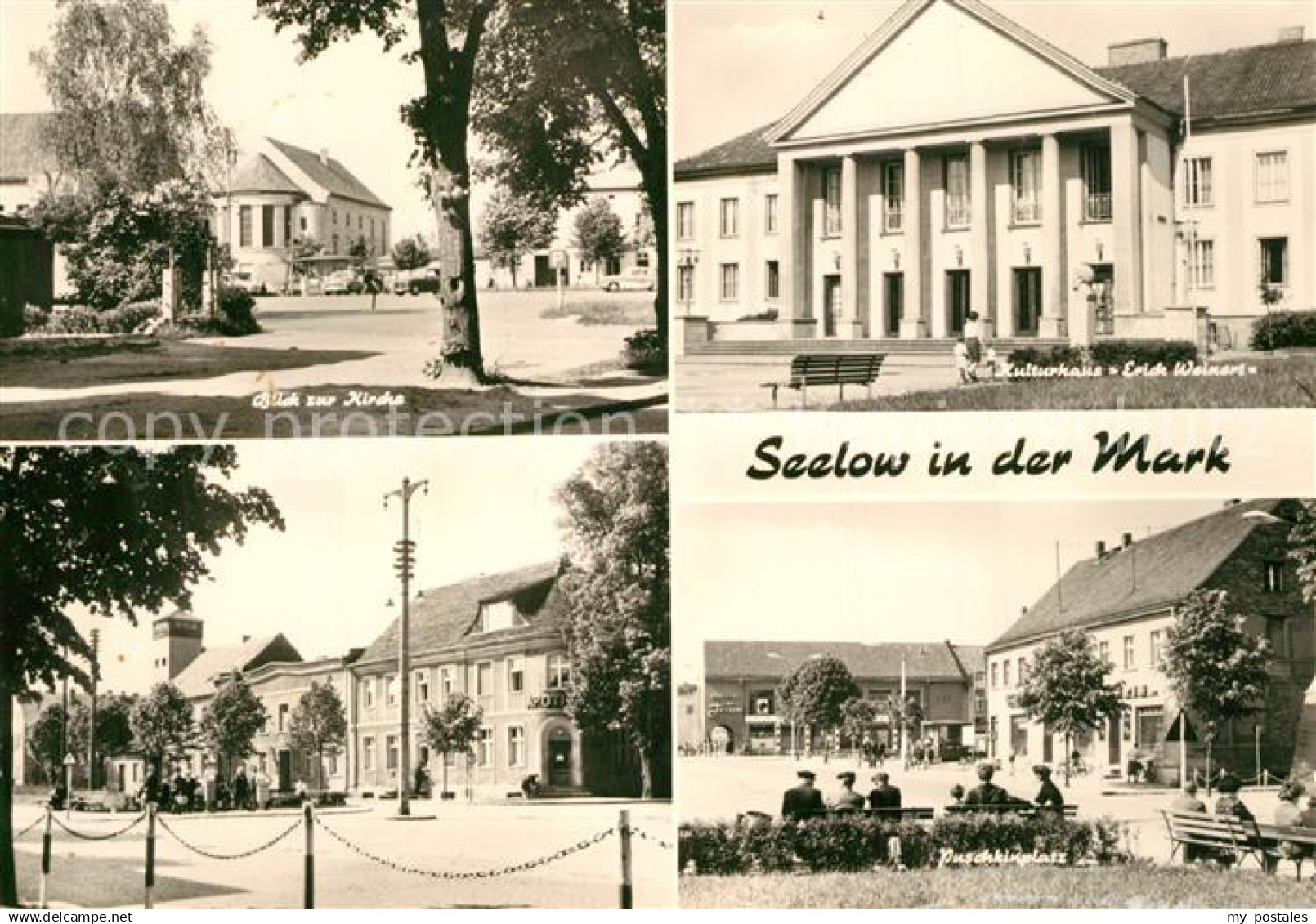 43351805 Seelow Kirche Puschkinplatz Kulturhaus Erich Weinert