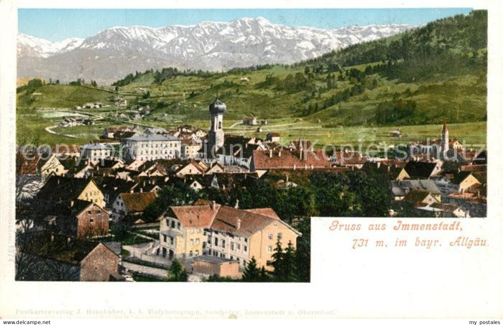 43352219 Immenstadt Allgaeu Panorama Immenstadt Allgaeu