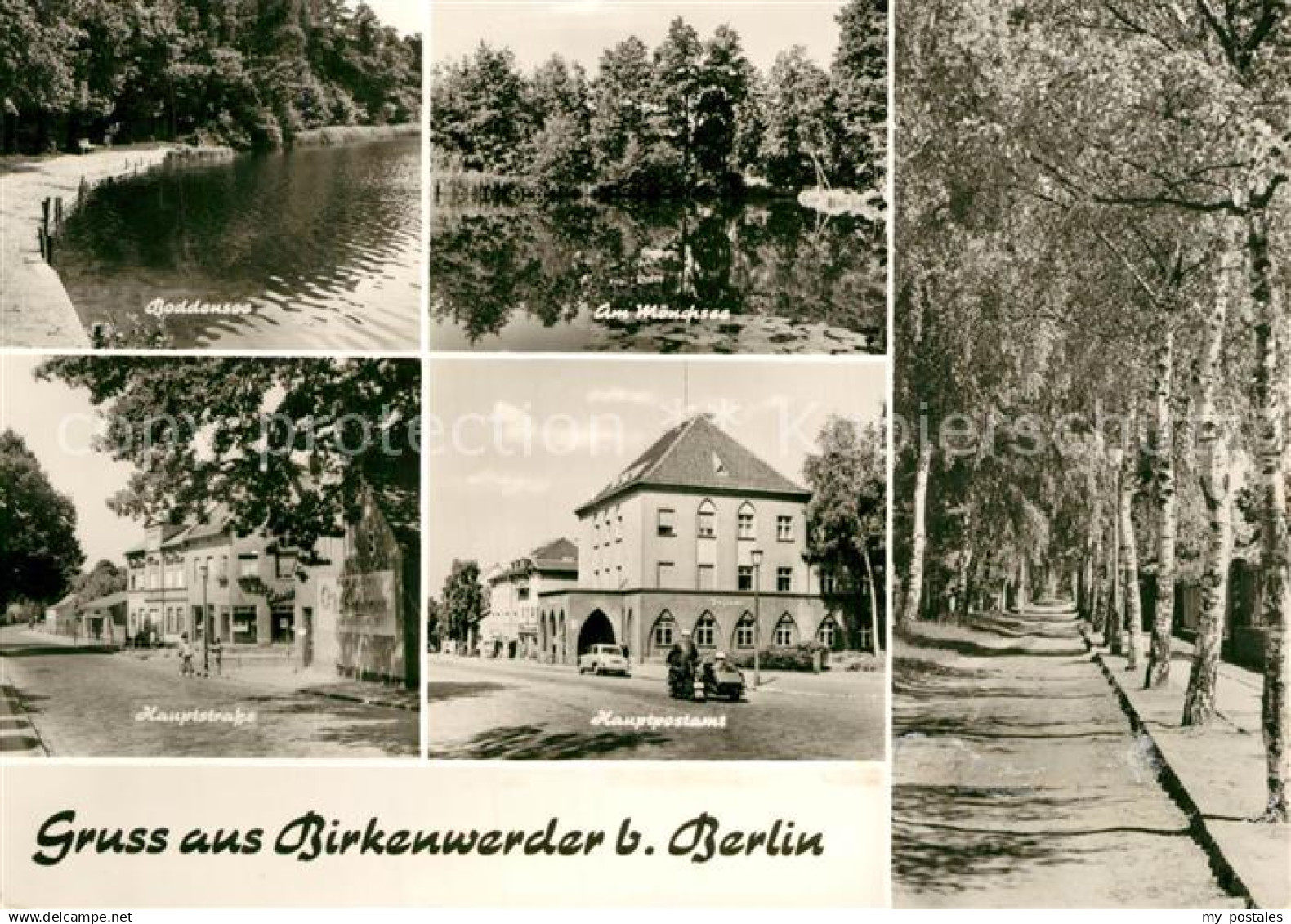 43354133 Birkenwerder Boddensee Moenchsee Birkenallee Postamt Hauptstrasse