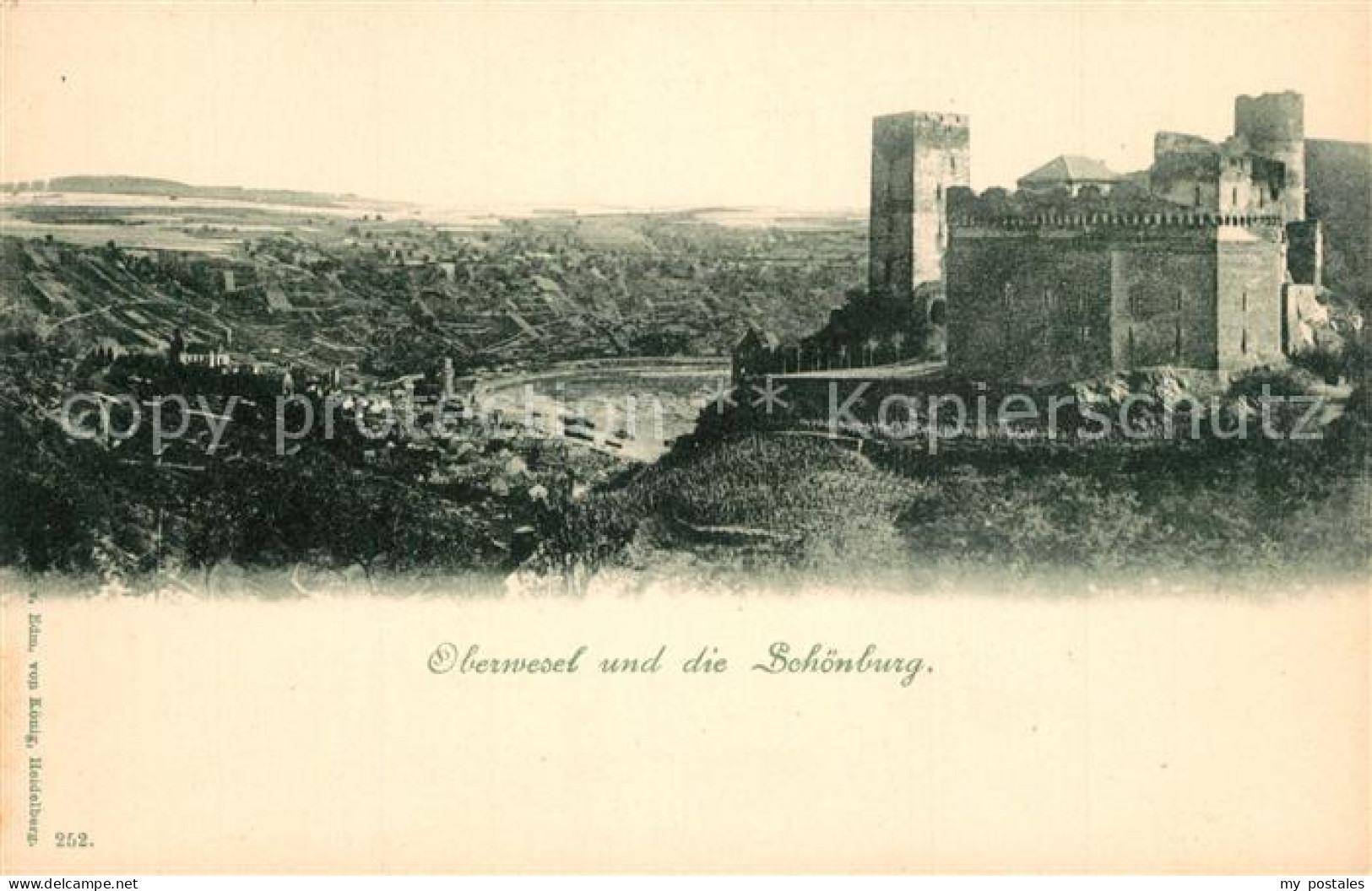 43362364 Oberwesel Rhein Schoenburg Oberwesel Rhein