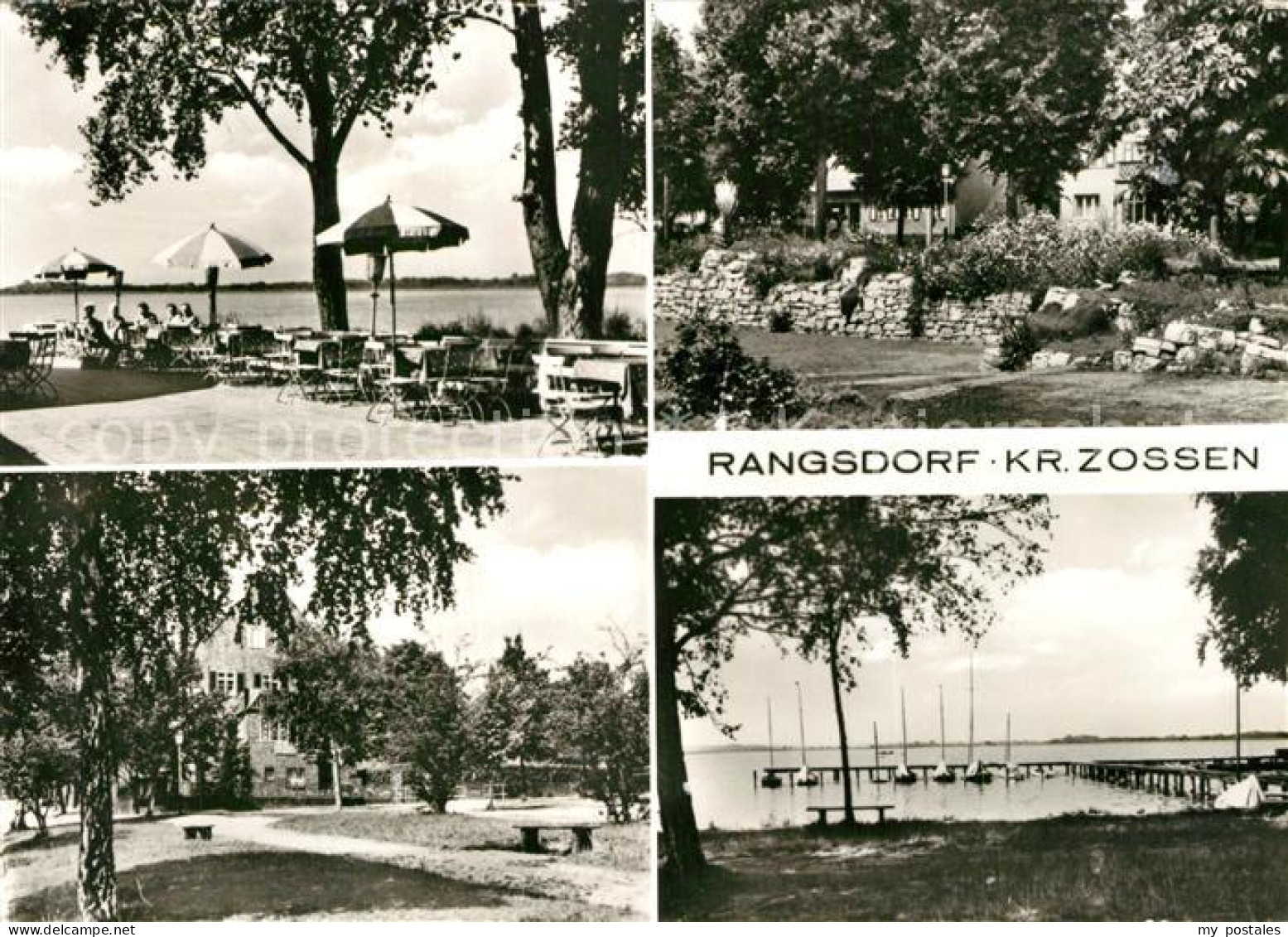 43369121 Rangsdorf Gaststaette am Rangsdorfer See Uferpartie Bootssteg Rangsdorf