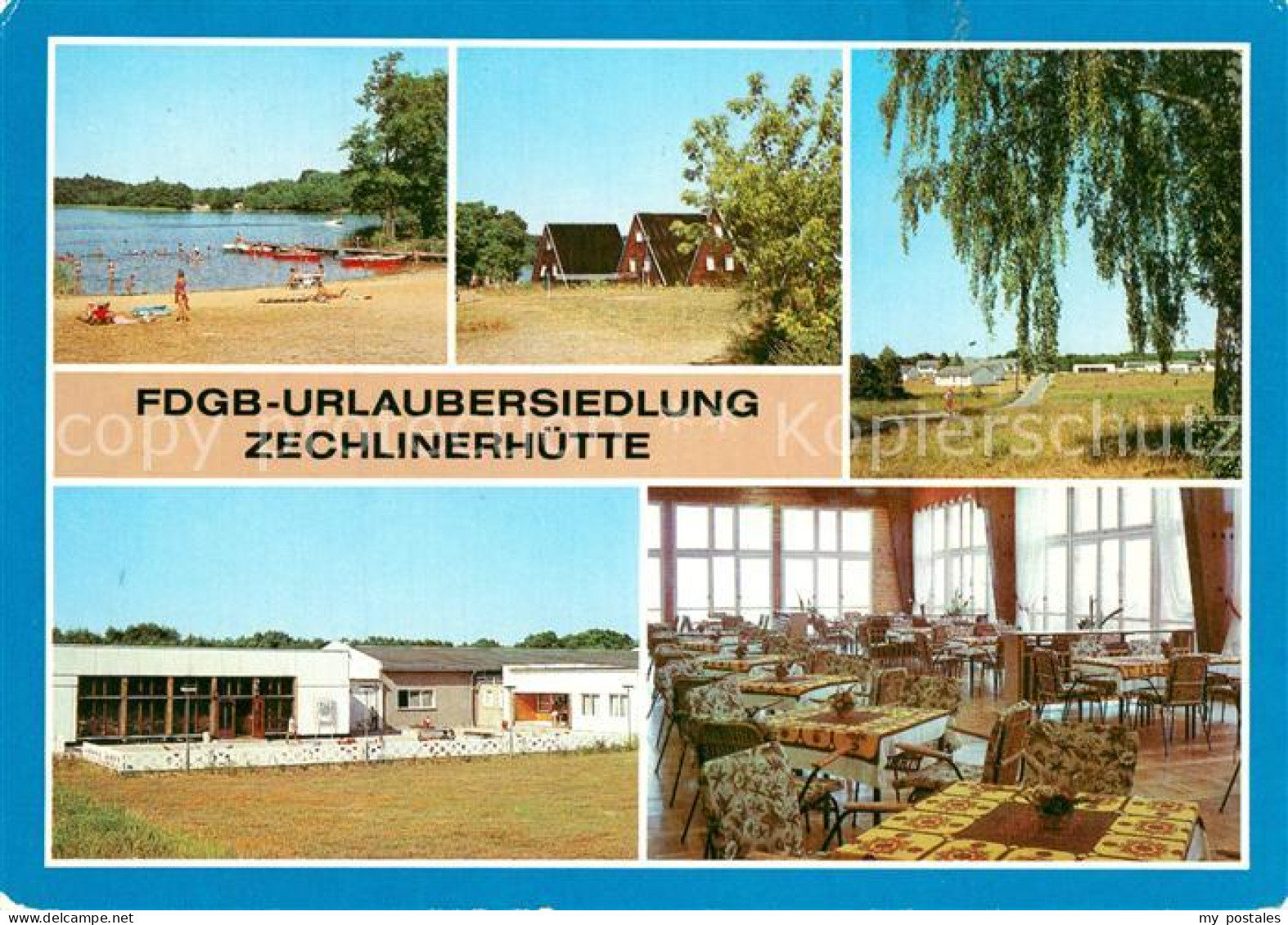 43371386 Zechlinerhuette FDGB Urlaubersiedlung Badestelle Bootssteg Tietzowsee F