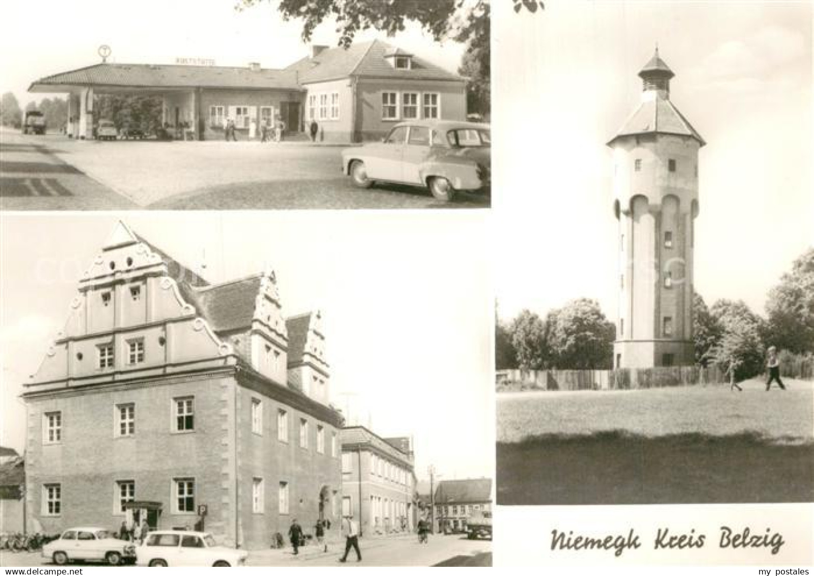 43371837 Niemegk Raststaette Rathaus Turm