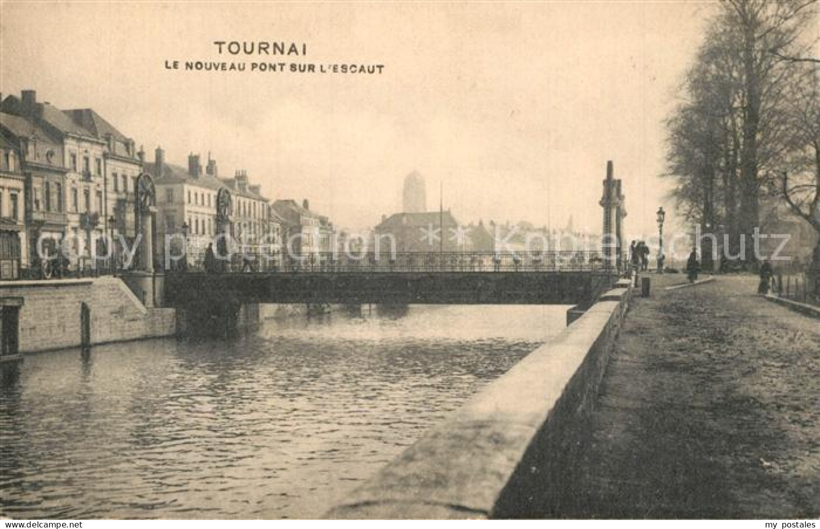 43488590 Tournai Hainaut Le Nouveau Pont sur l'Escaut Tournai Hainaut