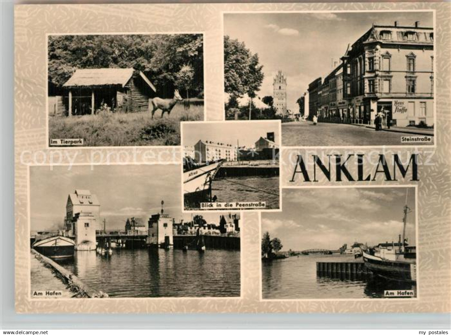 43500012 Anklam Tierpark Steinstrasse Hafen