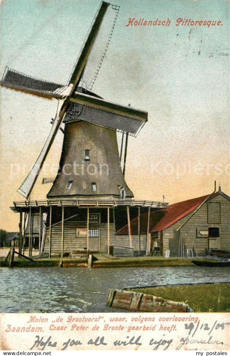 43500960 Zaandam Molen de Grootvorst Zaandam