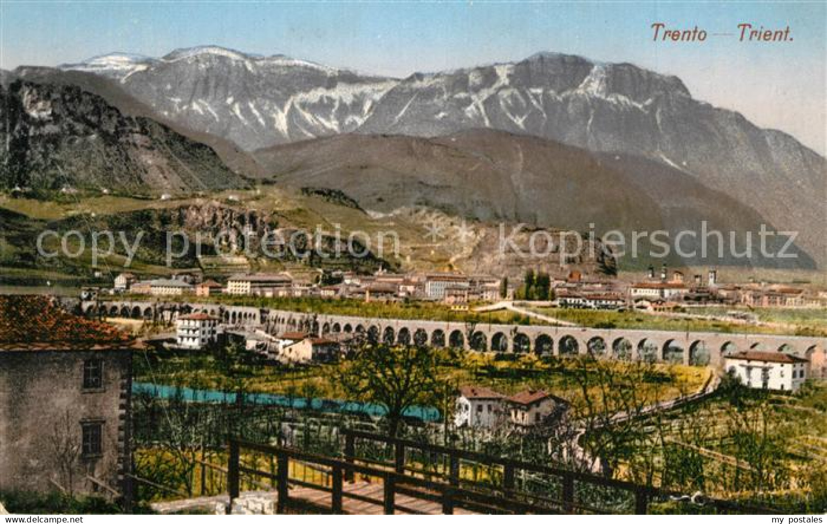 43502514 Trento Viaduct Panorama Trento