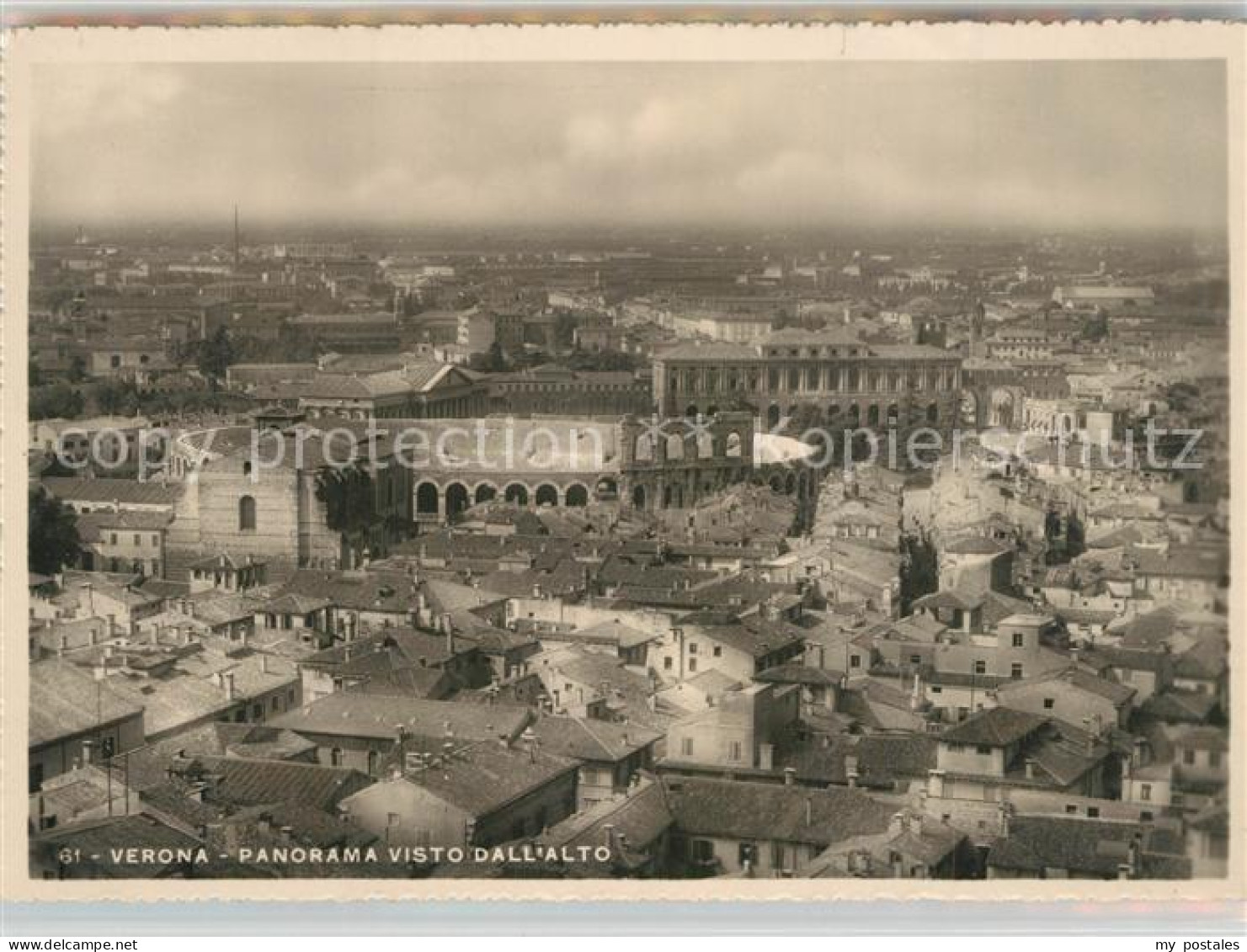 43502980 Verona Veneto Fliegeraufnahme Panorama Verona Veneto