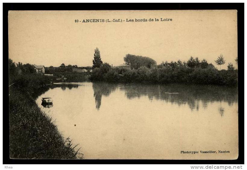 44 Ancenis 10 ANCENIS (L-Inf) - les Bords la Loire fleuve atlantique bord de loire D44D K44003K C44003C RH003315