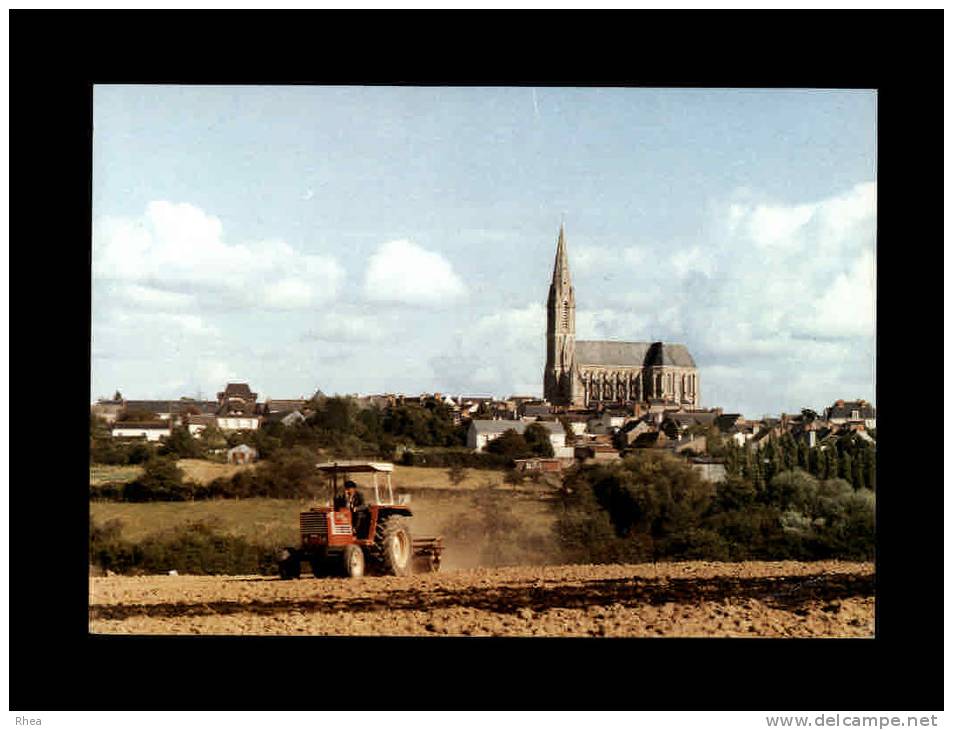 44 - CARQUEFOU - Le Domaine de Carquefou - Constructeurs - Carte Publicitaire - tracteur