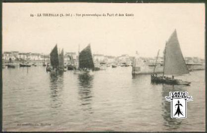 44 La Turballe - 24 - LA TURBALLE (L-Inf) - Vue panoramique du Port et des Quais - cpa