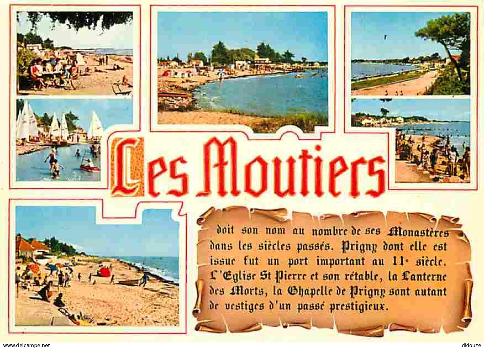 44 - Les Moutiers en Retz - Les plages - Multivues - CPM - Voir Scans Recto-Verso