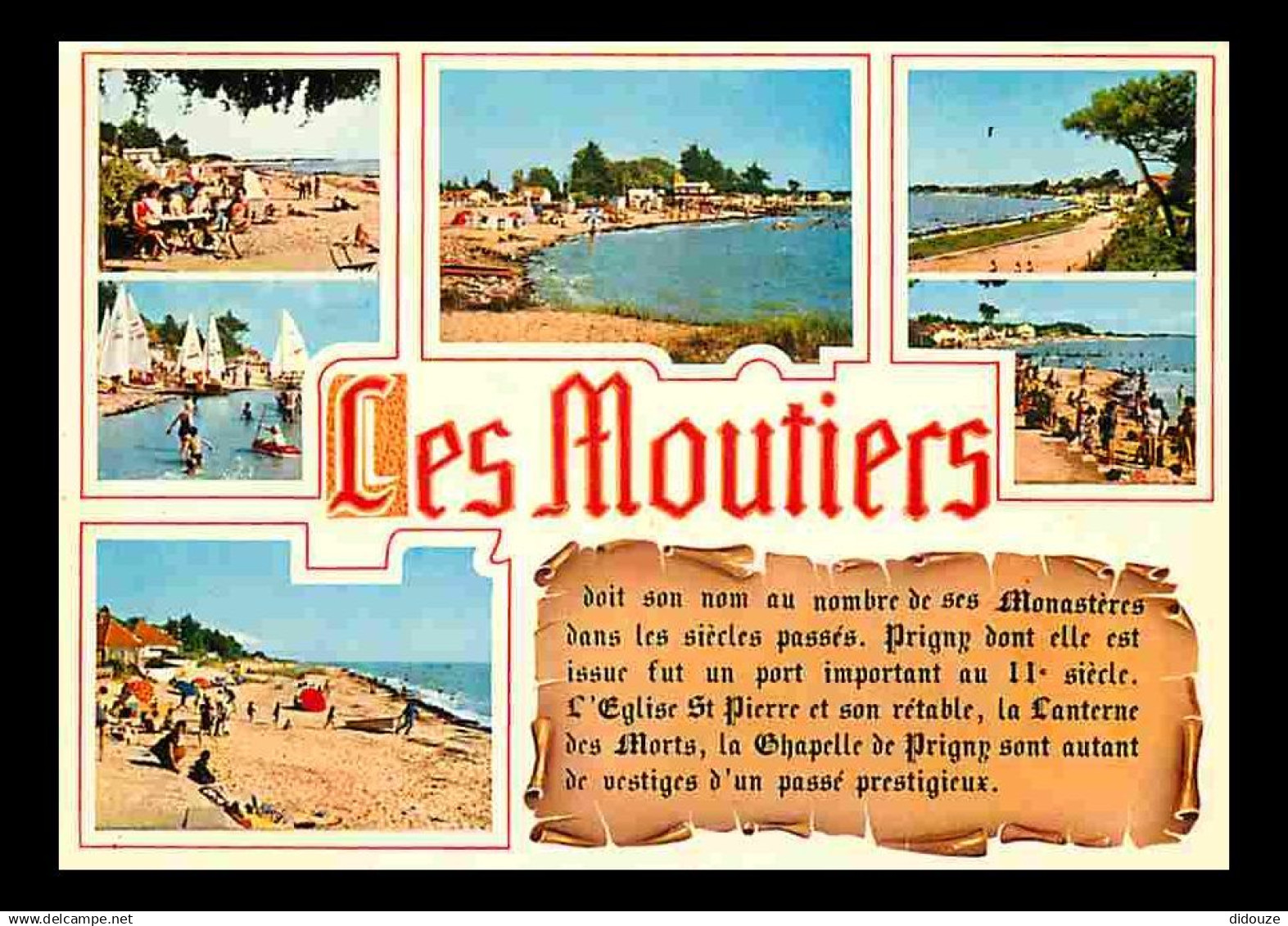 44 - Les Moutiers en Retz - Les plages - Multivues - CPM - Voir Scans Recto-Verso