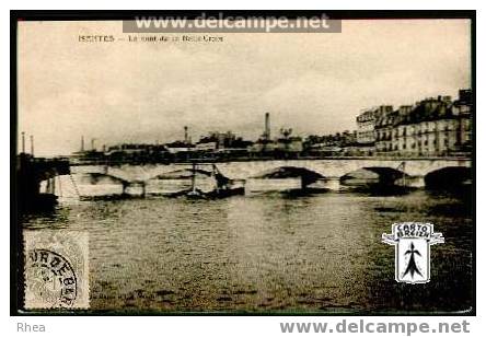 44 Nantes - NANTES - Le pont de la Belle-Croix - cpa