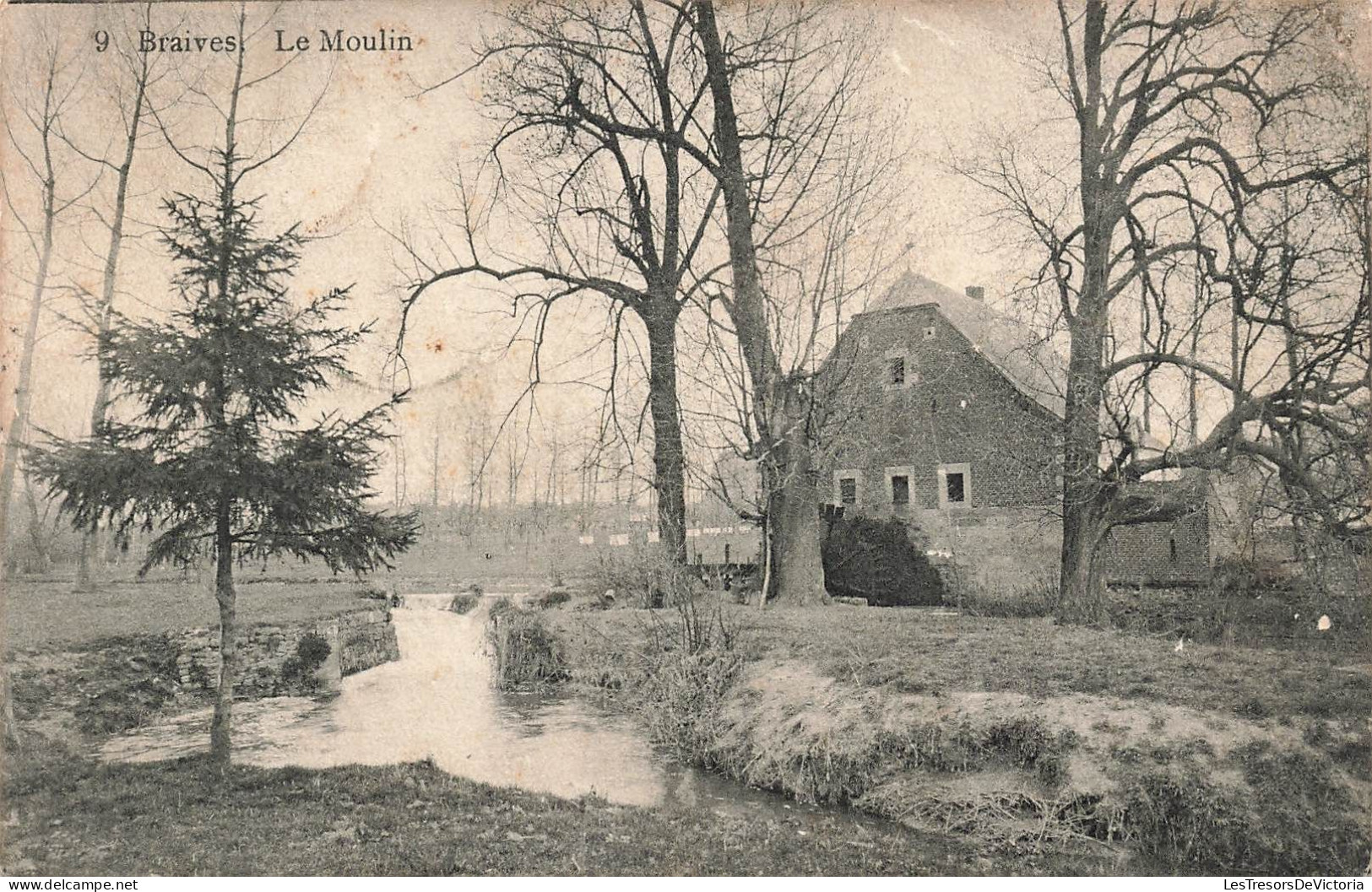 [-45%] Belgique - Braives  - Le moulin - Moulin à eau - Rivière - Edit. N. Laflotte - Carte Postale Ancienne