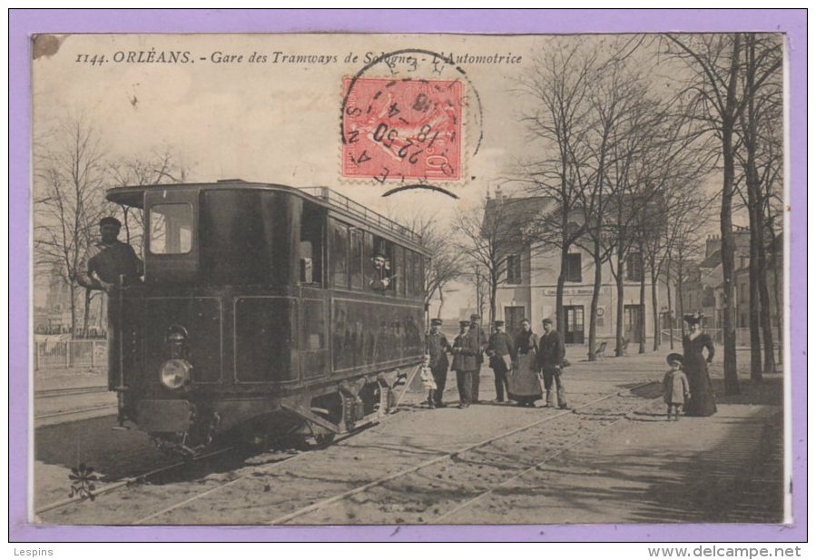 45 - ORLEANS --  Gare des Tramways de Sologne - L'Automotrice