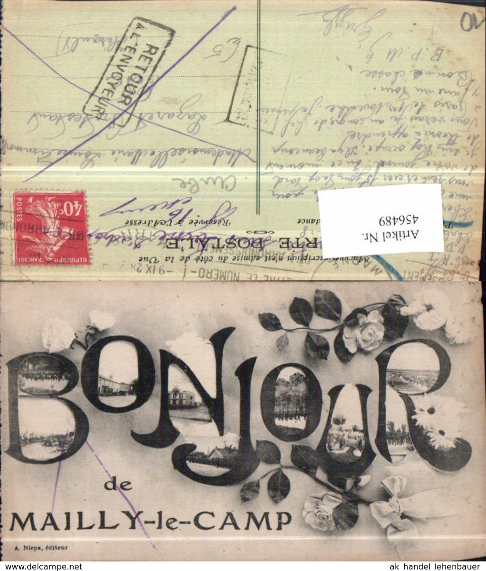 456489,Champagne-Ardenne Aube Mailly-le-Camp Buchstaben Collage