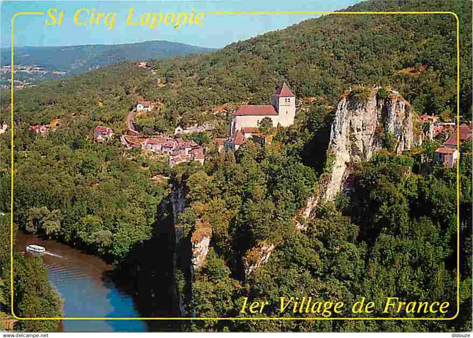 46 - Saint Cirq Lapopie - Vue Générale aérienne - CPM - Voir Scans Recto-Verso