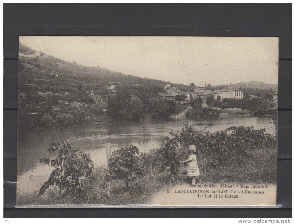 47 - Castelmoron -  Le lot et le coteau