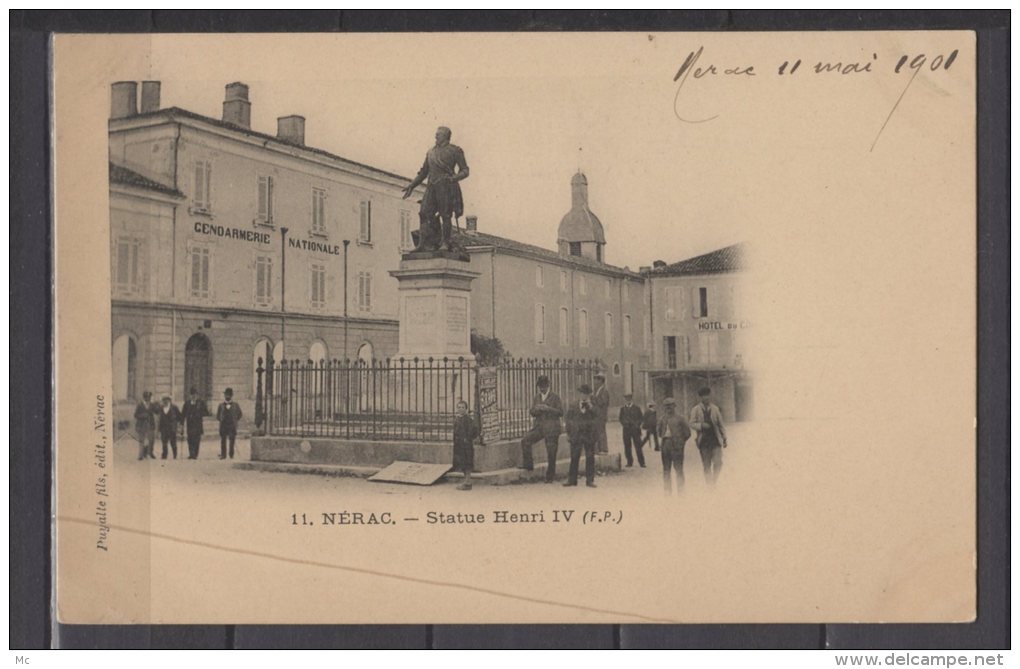 47 - Nerac -  Statue Henri IV