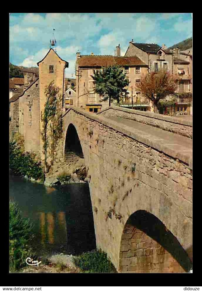 48 - Pont de Montvert - Le Pont sur le Tarn et l'horloge - CPM - Voir Scans Recto-Verso