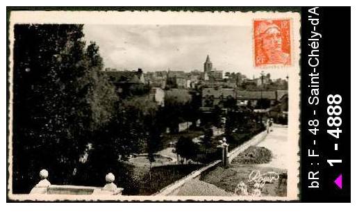 48 Saint-Chély-d'Apcher - St-Chély d'Apcher (Lozère) Alt. 1000 m. Le Jardin Public - jardin - /  D48D  K48140K  C48140C