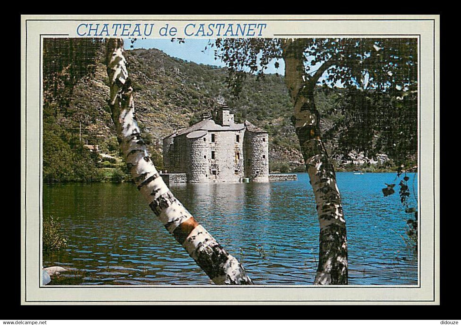 48 - Villefort - Le Château de Castanet - au bord du barrage de Villefort - CPM - Carte Neuve - Voir Scans Recto-Verso