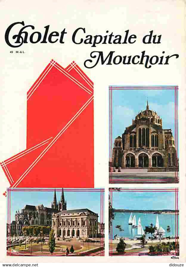 49 - Cholet - Capitale du Mouchoir - Multivues - Flamme Postale de Cholet - CPM - Voir Scans Recto-Verso