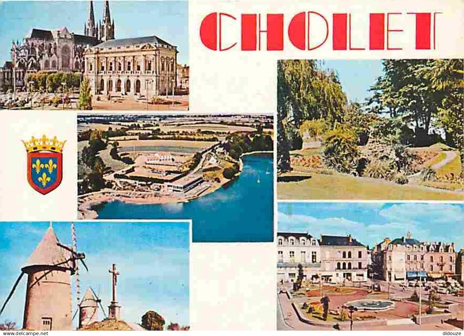 49 - Cholet - Multivues - Blasons - Flamme Postale de Cholet - CPM - Voir Scans Recto-Verso