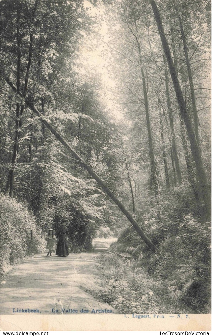 [-5%] BELGIQUE - Brabant Flamand - Linkebeek - La Vallée des artistes - Carte postale ancienne