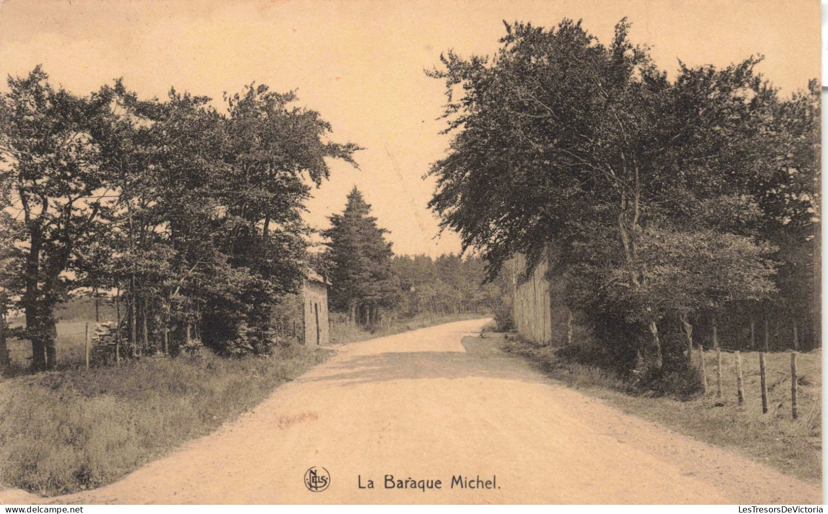 [-5%] BELGIQUE - Bullange - La Baraque Michel - Carte postale ancienne