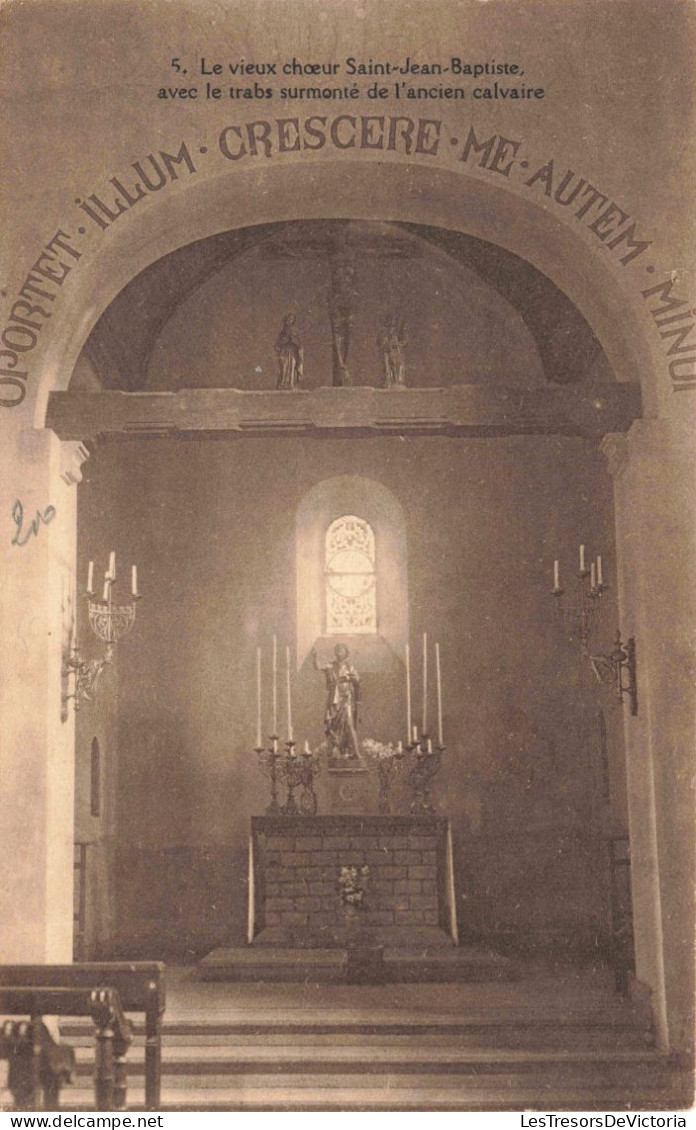 [-5%] BELGIQUE - Liège - Eglise Millénaire de Roloux - Le vieux chœur Saint Jean Baptiste - Carte Postale Ancienne