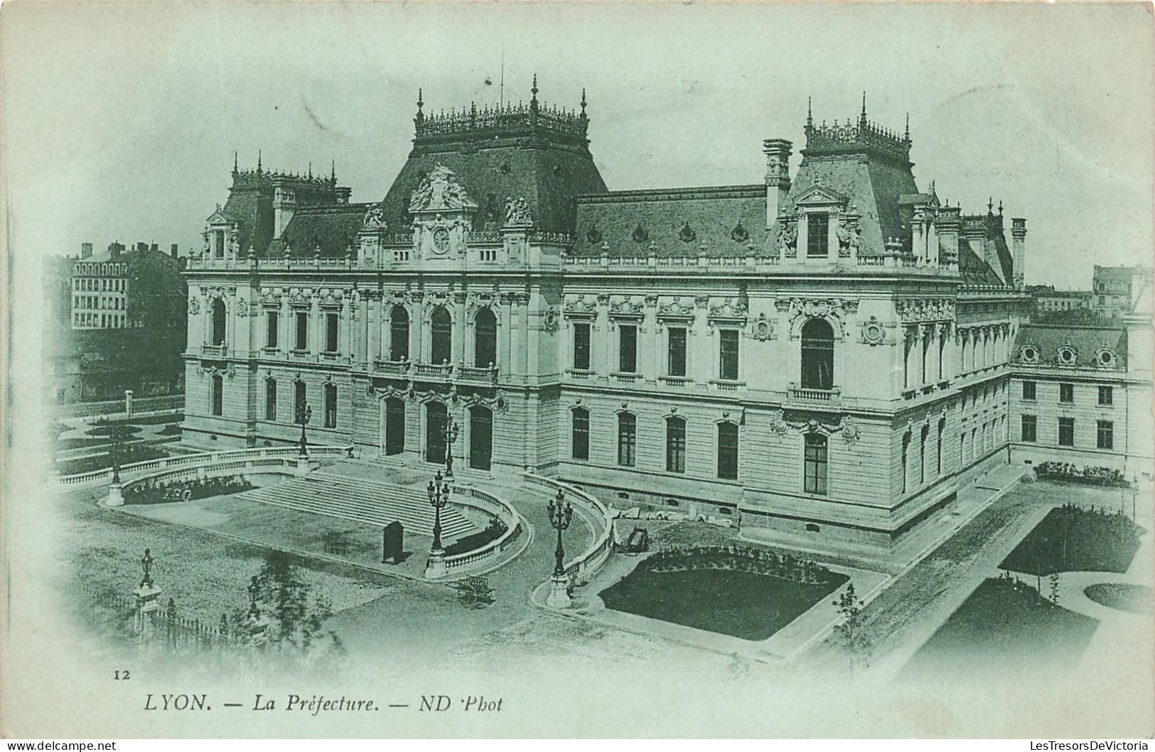 [-5%] FRANCE - Lyon - La Préfecture - ND Phot - Carte Postale Ancienne