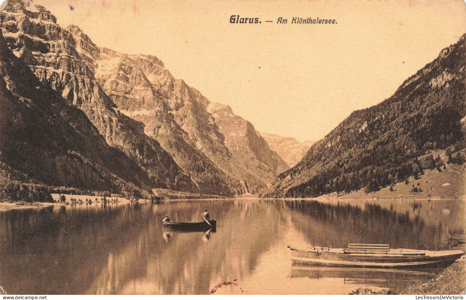 [-5%] SUISSE - Glaris - Am Klönthlersee - Carte postale ancienne