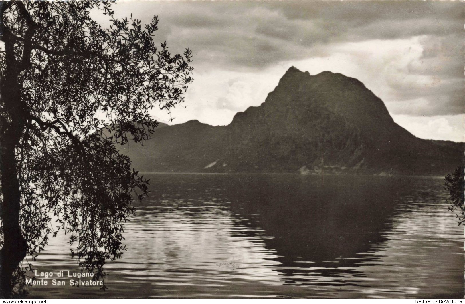 [-5%] SUISSE - Monte San Salvatore - Lac de Lugano - Carte Postale Ancienne