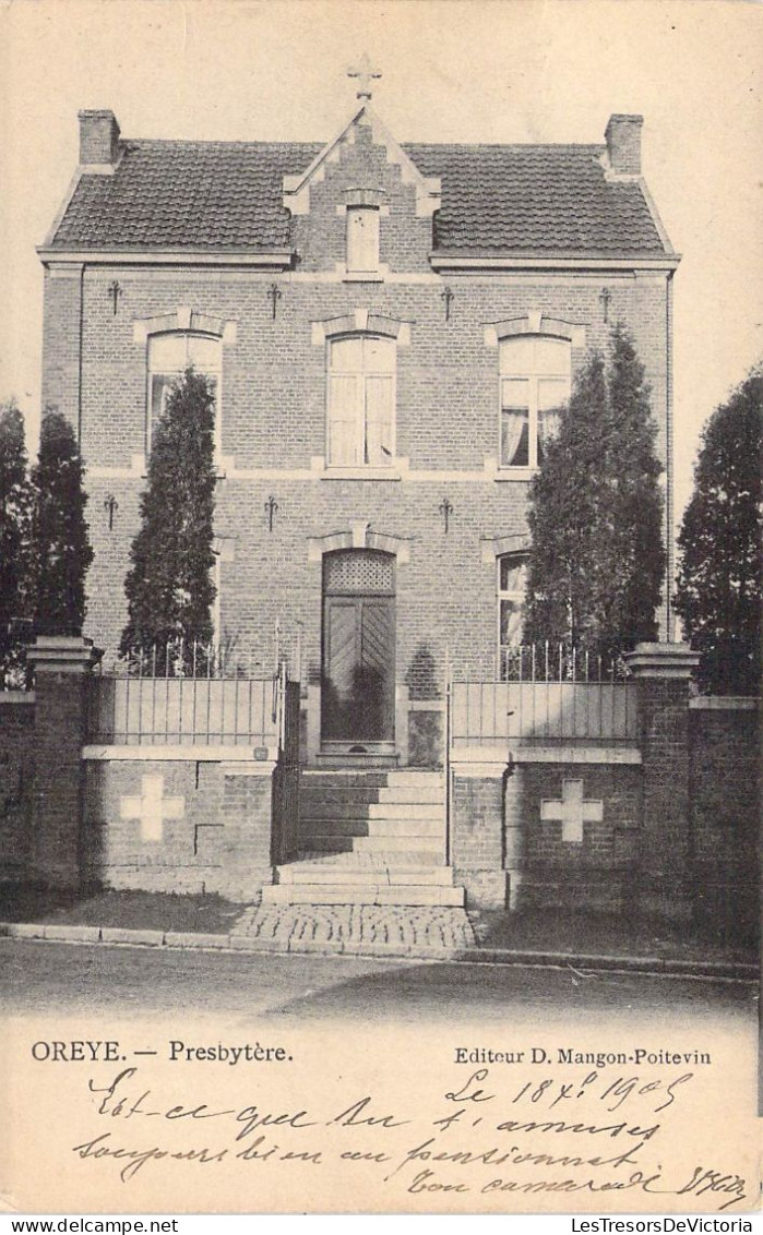 [-50%] BELGIQUE - OREYE - Presbytère - Editeur D Mangon Poitevin - Carte Postale Ancienne