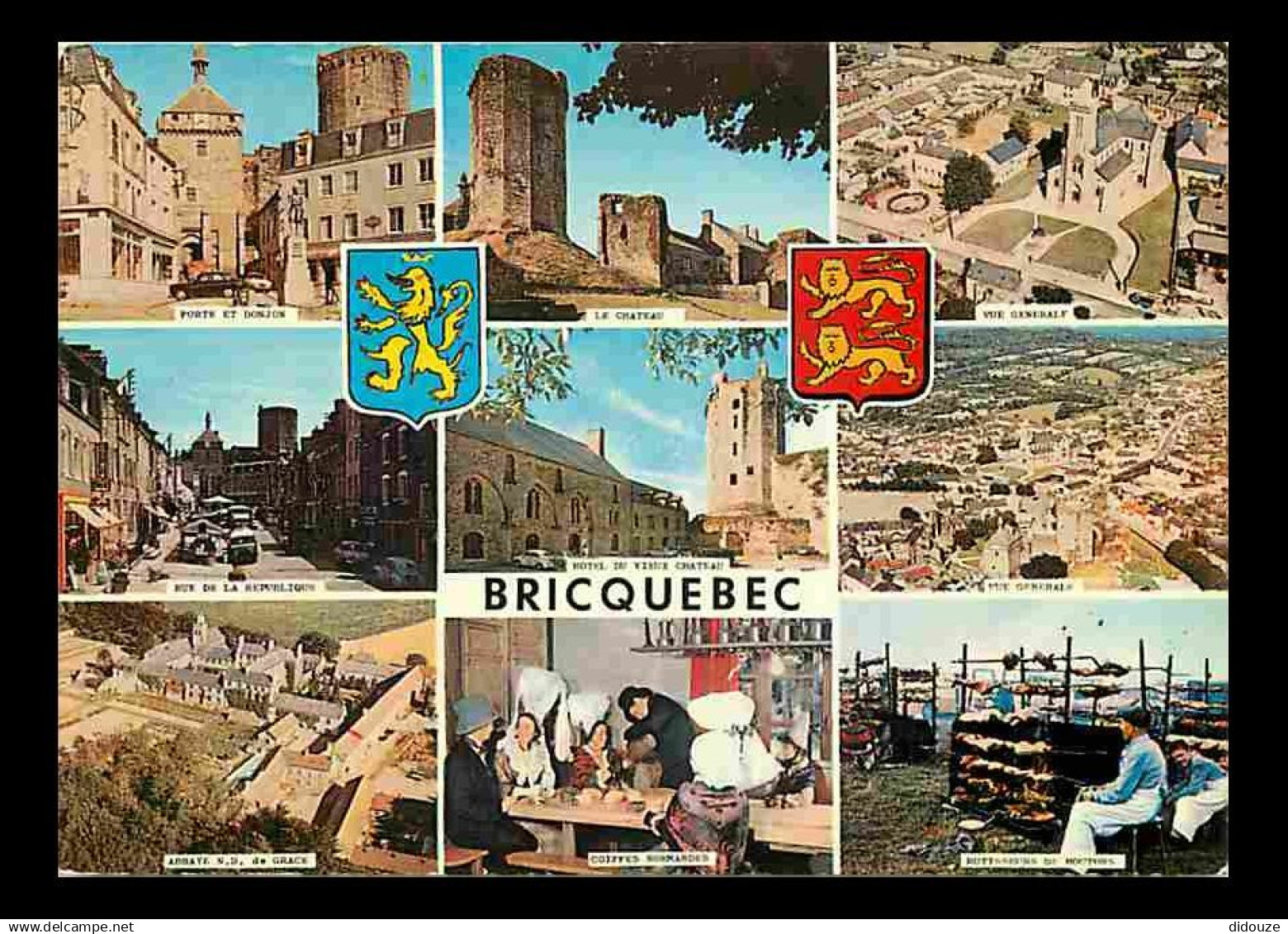 50 - Bricquebec - Multivues - Blasons - Folklore - Automobiles - Carte Neuve - CPM - Voir Scans Recto-Verso