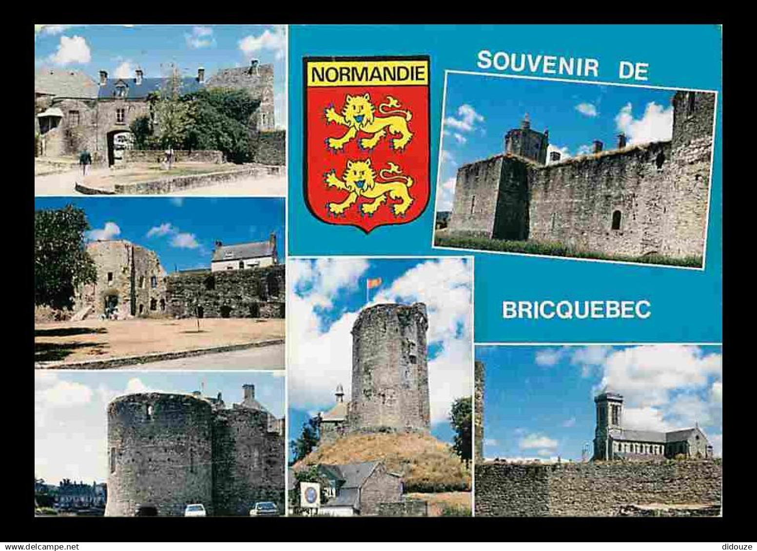 50 - Bricquebec - Multivues - Blasons - Vieilles pierres - CPM - Voir Scans Recto-Verso