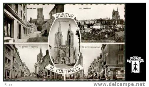 50 Coutances - SOUVENIR DE COUTANCES -  cpsm Rhea D¤50  K¤50147  C¤50147