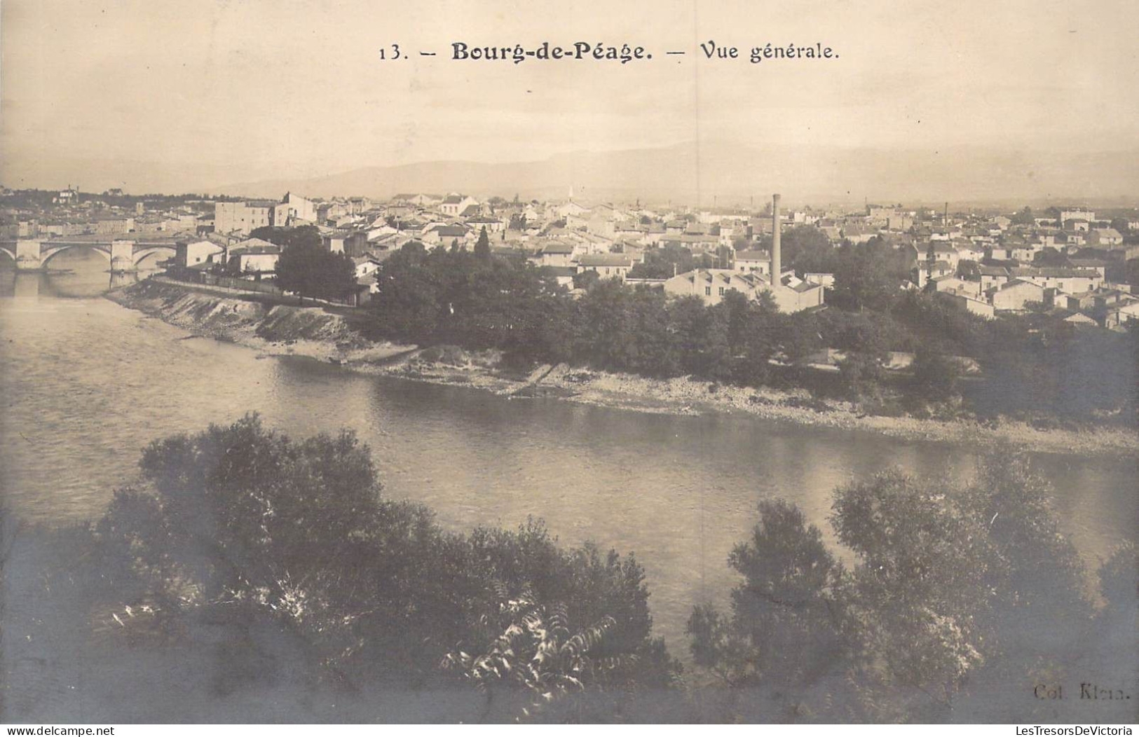 [-50%] FRANCE - 26 - Bourg de Péage - Vue générale - Carte postale ancienne