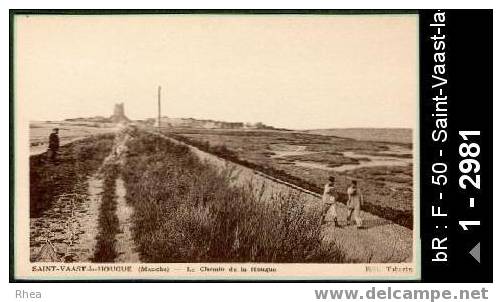 50 Saint-Vaast-la-Hougue - SAINT-VAAST-la-HOUGUE (Manche) - Le Chemin de la Hougue - chemin d /  D50D  K50417K  C50562C