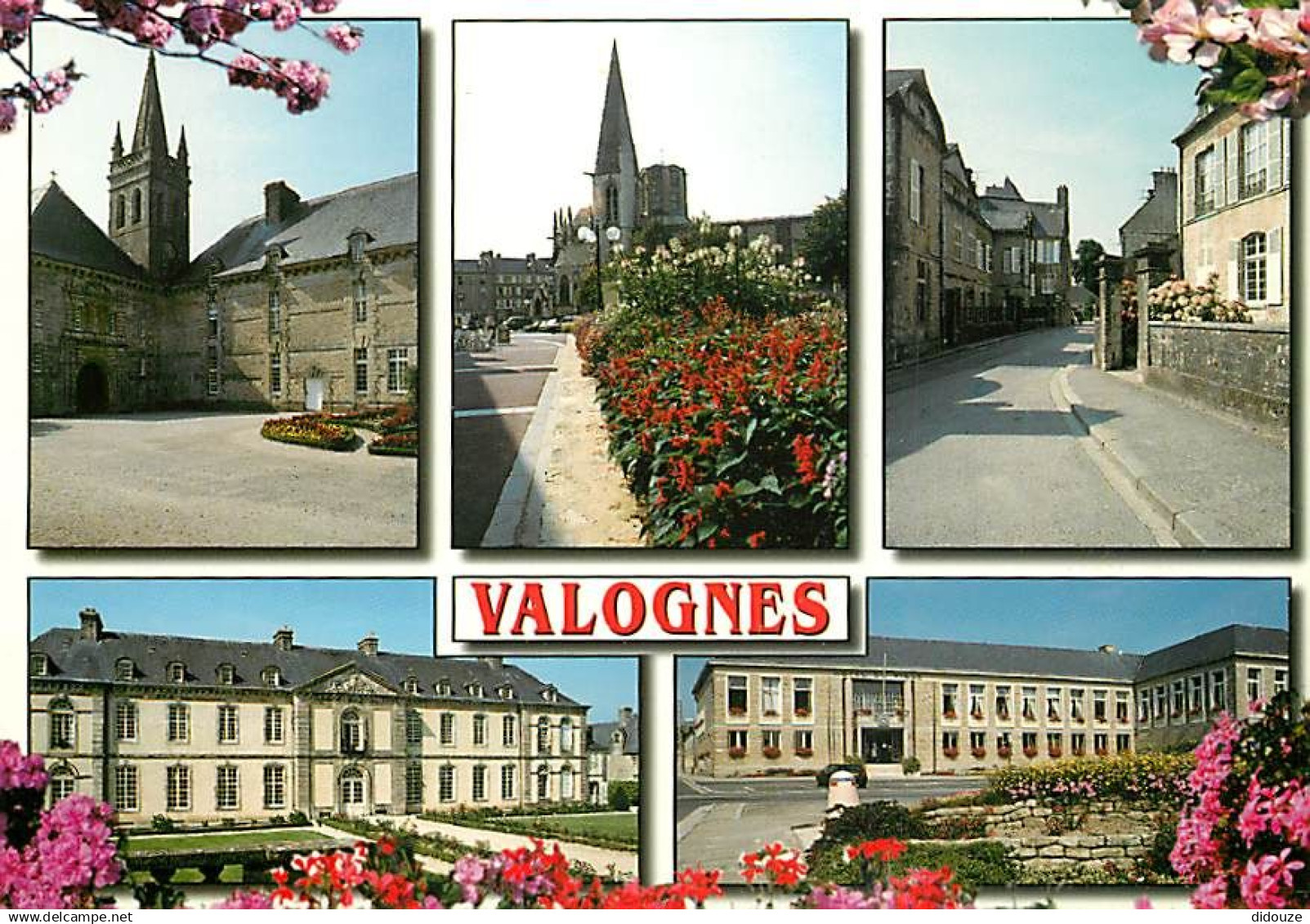 50 - Valognes - Multivues - Fleurs - CPM - Voir Scans Recto-Verso