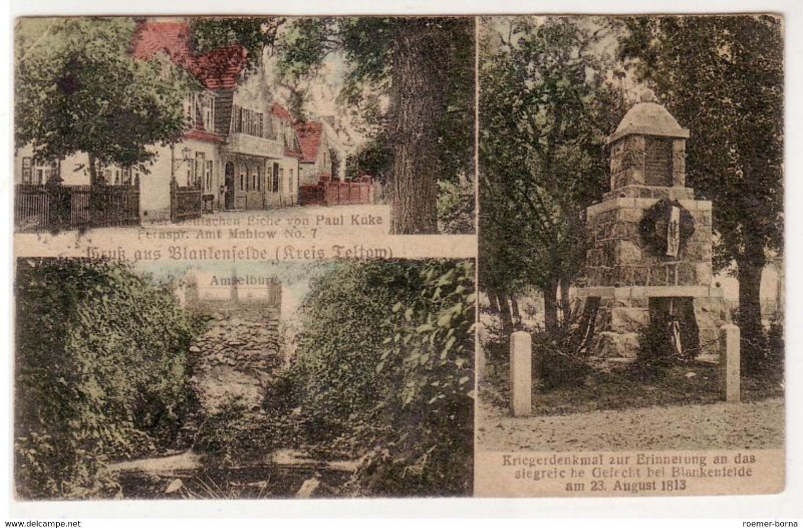 51660 Mehrbild Ak Gruß aus Blankenfelde (Kreis Teltow) 1921